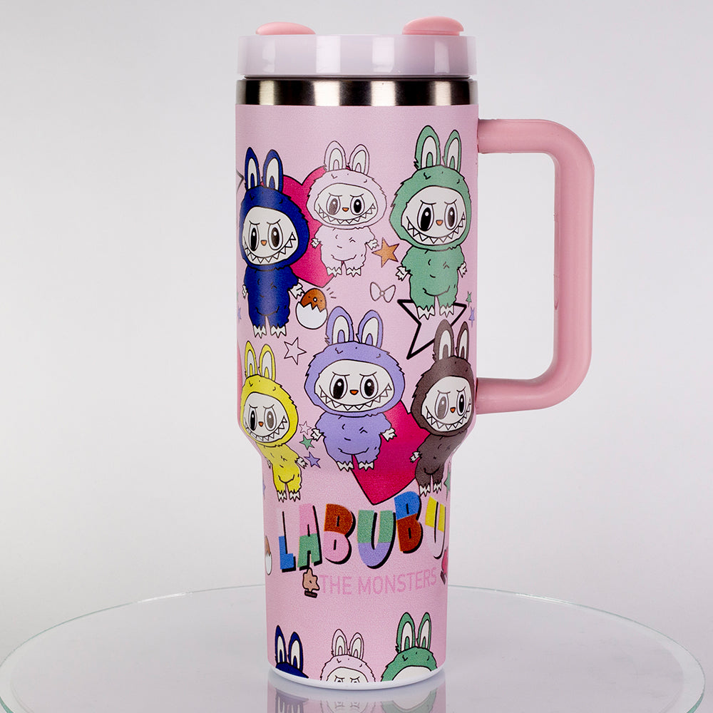 Labubu Stanley-Style Thermos – Stainless Steel Insulated Bottle